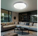 WOFI LED Deckenleuchte Sternenhimmel Warmweiß Acryl Metall Bild 5