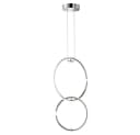 WOFI LED-Hängeleuchte Chrom Modern mit Click+Match System Bild 1
