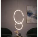 WOFI LED-Hängeleuchte Chrom Neutralweiß Bild 2