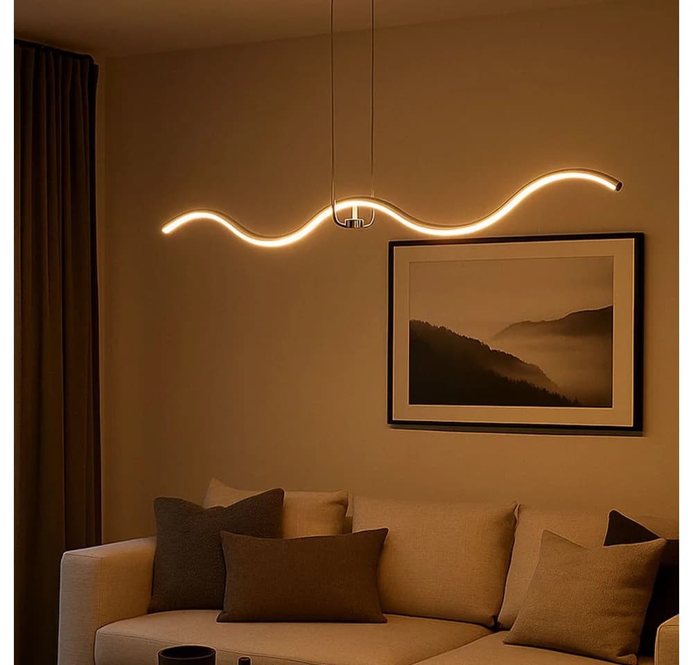 WOFI LED Pendelleuchte Chrom Neutralweiß 111 cm - Bild 4