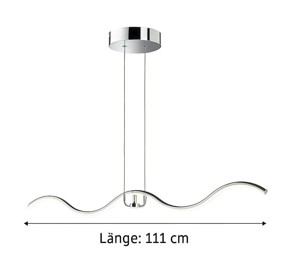 WOFI LED Pendelleuchte Chrom Neutralweiß 111 cm - Bild 5