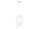 WOFI Pendelleuchte Milchglas Gitter-Lampe 26,5 cm Bild 2