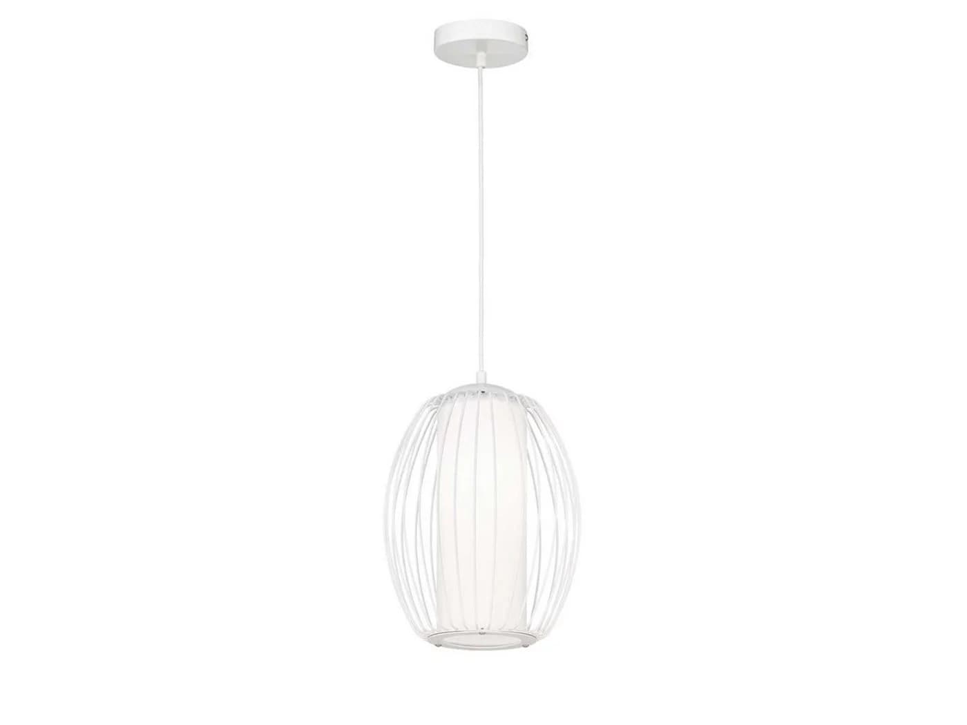 WOFI Pendelleuchte Milchglas Gitter-Lampe 26,5 cm - Bild 2