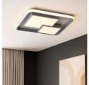 WOFI LED Deckenleuchte Dimmbar Warmweiß Weiß Grau Bild 3