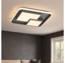 WOFI LED Deckenleuchte Dimmbar Warmweiß Weiß Grau Bild 4