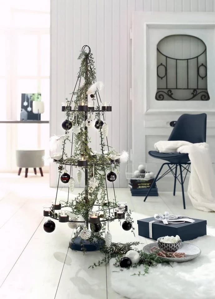 My Home Weihnachtsgirlande Tanne gefrostet 180 cm
