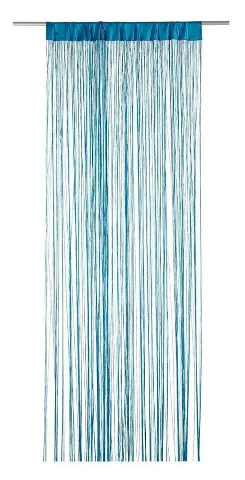 Gasper Fadenvorhang Türkis Transparent Polyester - Bild 2