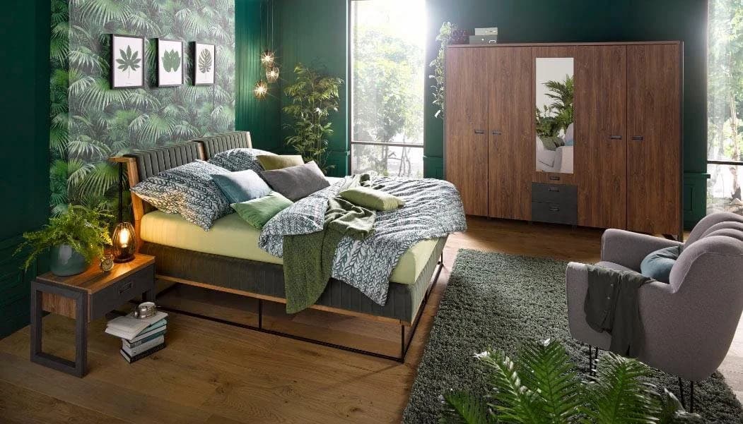 Creativ green Kunstbambus Raumteiler Grün