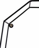 CREATIV HOME 3-tlg. Wandregal Set Schwarz Metall Achteckig Bild 4