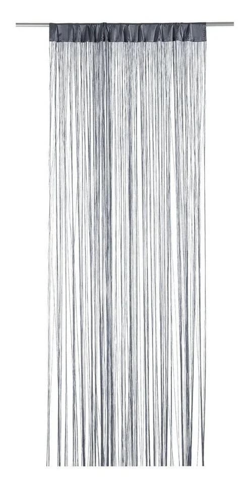 Gasper Fadenvorhang Türvorhang Grau Polyester - Bild 2