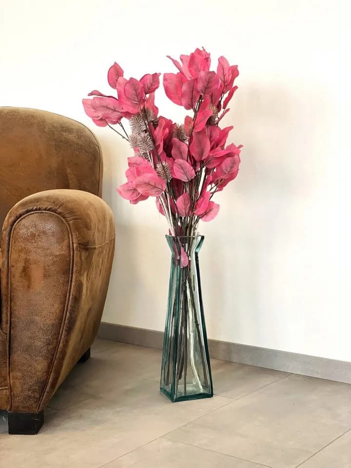 Gasper Künstlicher Blattzweig 88cm Herbstblätter Rosa