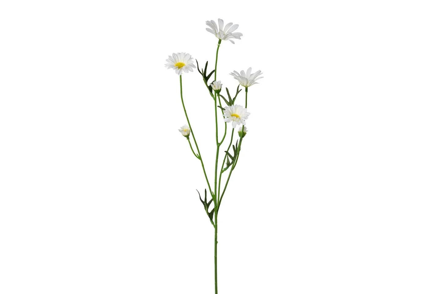 Gasper Kunstblume Margeriten-Zweig 61cm Weiß