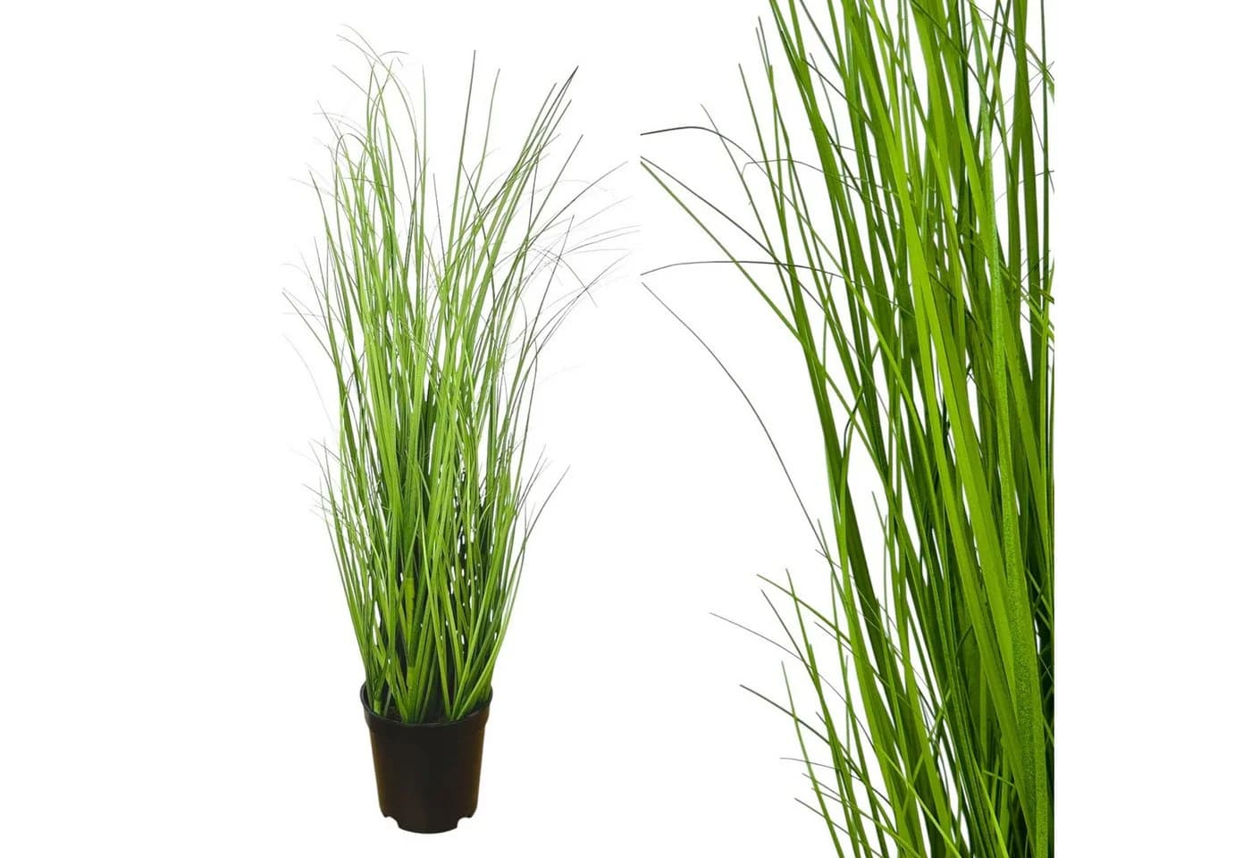 Kunstgras Grasbusch Topf 50cm Gasper - Bild 3