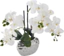 Creativ green Kunstpflanze Orchidee Silber Keramiktopf 55 cm Bild 3