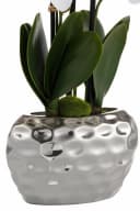 Creativ green Kunstpflanze Orchidee Silber Keramiktopf 55 cm Bild 5