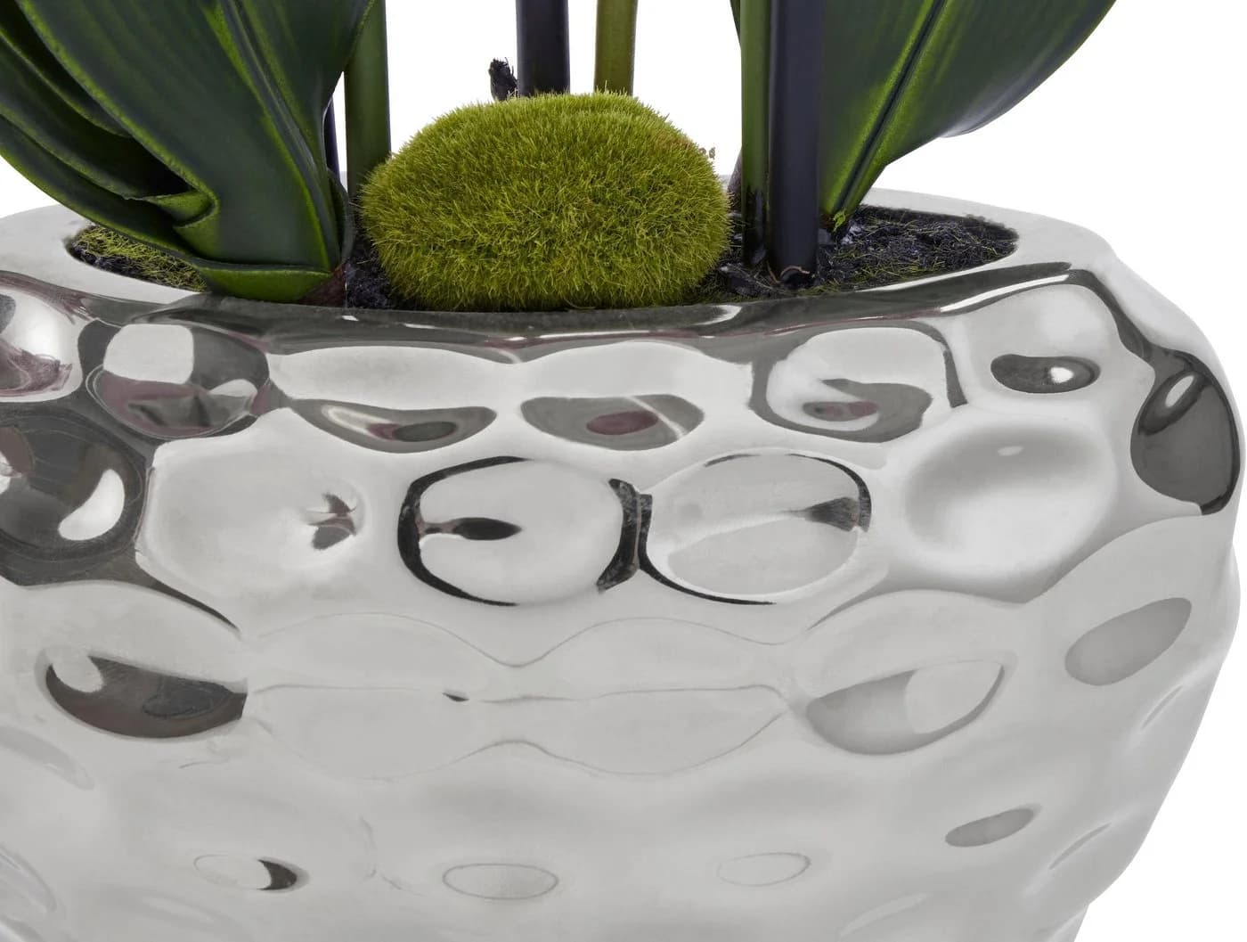 Creativ green Kunstpflanze Orchidee Silber Keramiktopf - Bild 5