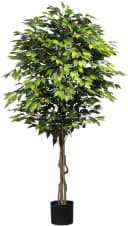 CREATIV GREEN Kunstpflanze Ficus Benjamini Grün Bild 3