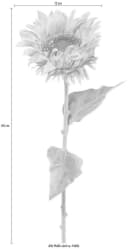 Creativ green Kunstblume Sonnenblume 6er Set Gelb Grün Bild 3