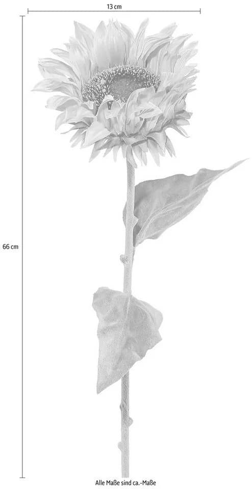 Creativ green Kunstblume Sonnenblume 6er Set Gelb Grün - Bild 3