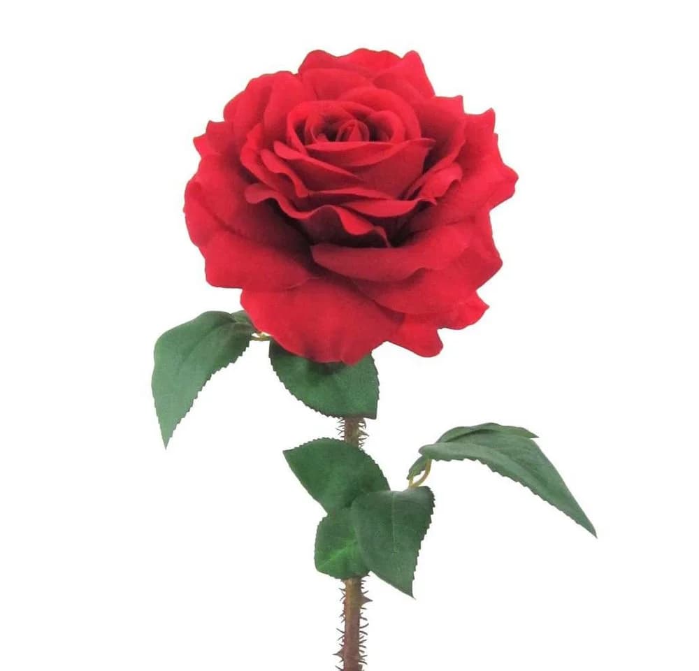 Gasper Kunstblume Rose 60 cm Rot - Bild 2