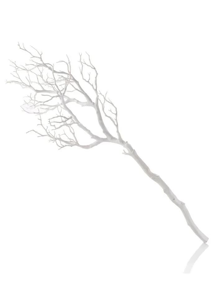 Winterliche Kunstpflanze My Home Weihnachtsdeko Zweig, weiß, 73 cm, Kunststoff - Bild 2