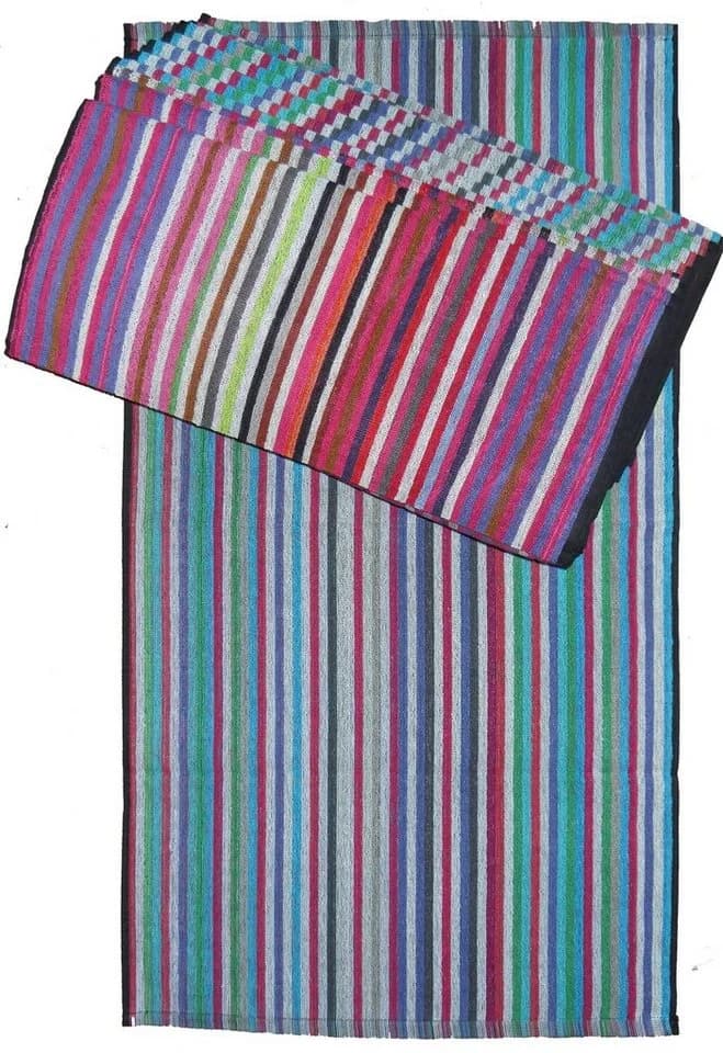 Multicolor Streifen Handtuch aus Baumwolle - Bild 2