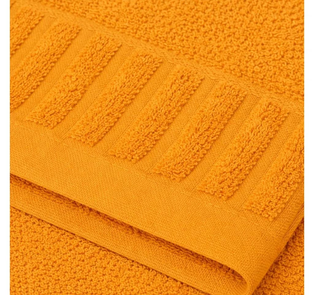 Casa Colori Waschlappen Uni Gelb 100% Baumwolle Frottee - Bild 3