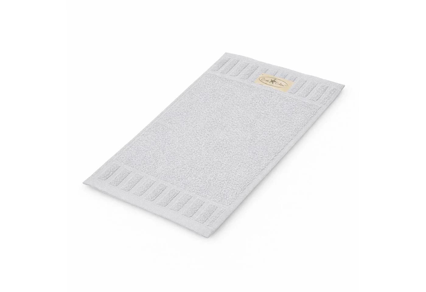 Casa Colori Gästehandtuch Uni Silber Frottier 30x50cm - Bild 2