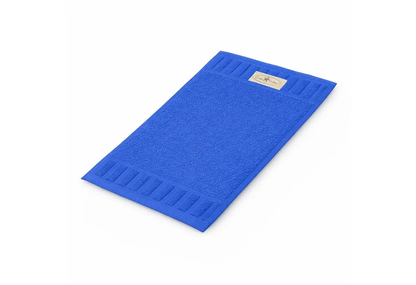 Casa Colori Gästehandtuch Uni Royalblau Frottier 100% Baumwolle