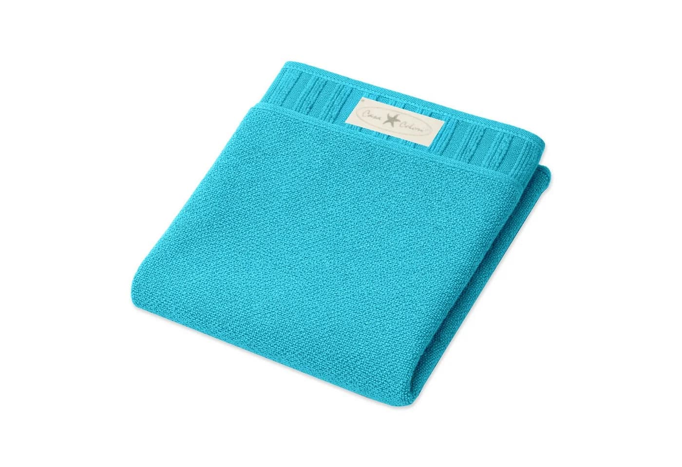 Casa Colori Handtuch Uni Frottier Blau 50x100cm - Bild 2