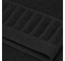 Casa Colori Seiftuch Uni Schwarz Frottier 30x30cm Bild 4