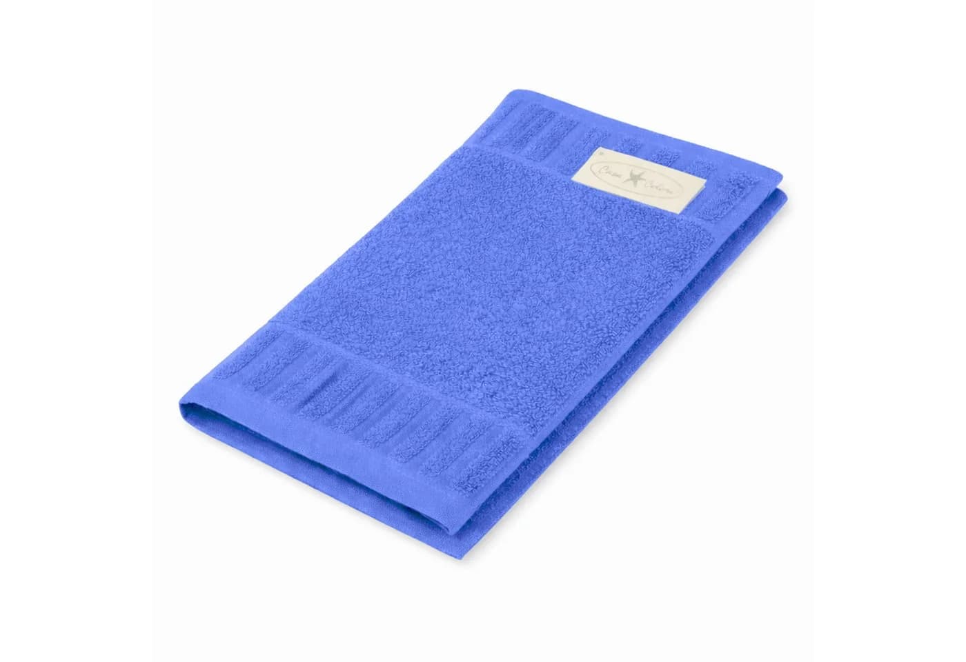 Casa Colori Seiftuch Uni Frottier Mittelblau 30x30cm - Bild 2