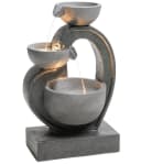 Dehner Gartenbrunnen Heart mit LED, solarfähig, Polyresin Bild 2