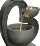 Dehner Gartenbrunnen Heart mit LED, solarfähig, Polyresin Bild 5