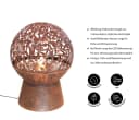 Dehner Gartenbrunnen Floral Cortenstahl mit LED-Beleuchtung Bild 1