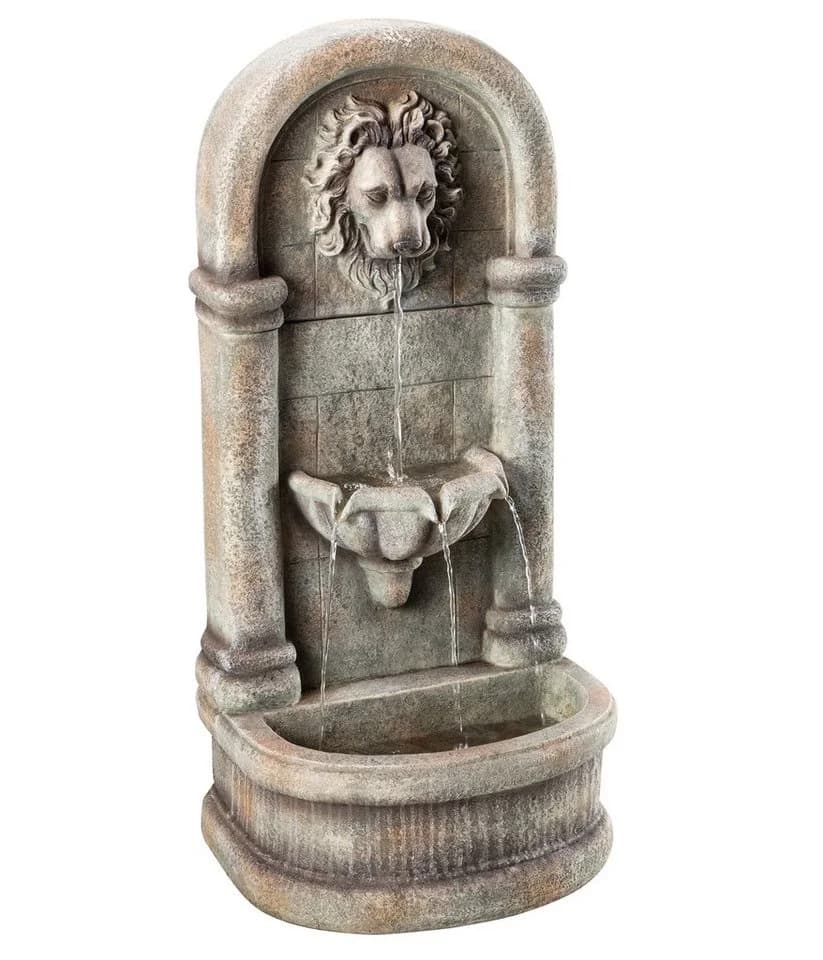 Dehner Gartenbrunnen Faro mit LED-Beleuchtung Grau - Bild 2