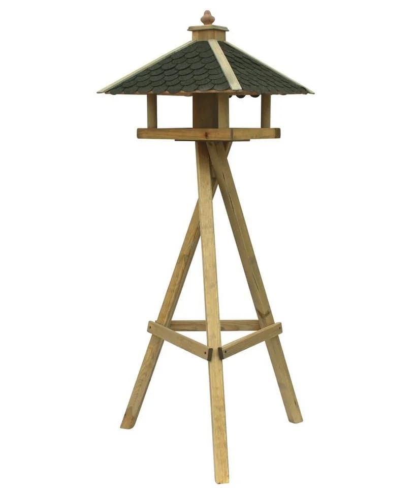 Dehner Vogelhaus Natura Innsbruck mit Ständer und Futtersilo - Bild 2