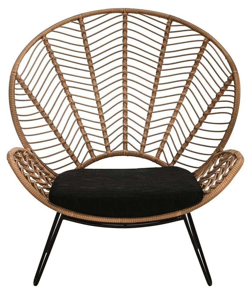Dehner Gartenstuhl Korbsessel Venezia Polyrattan