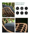 Dehner Gartenstuhl Korbsessel Venezia Polyrattan Bild 3
