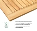 Dehner Klapptisch Macao FSC® Akazienholz Beistelltisch Garten Bild 4