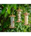 Dehner Vogelhaus Natura Wildvogel-Futtersäule Manon Kupfer Bild 4