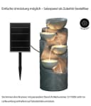 Dehner Gartenbrunnen Salo LED Kunststein Bild 1
