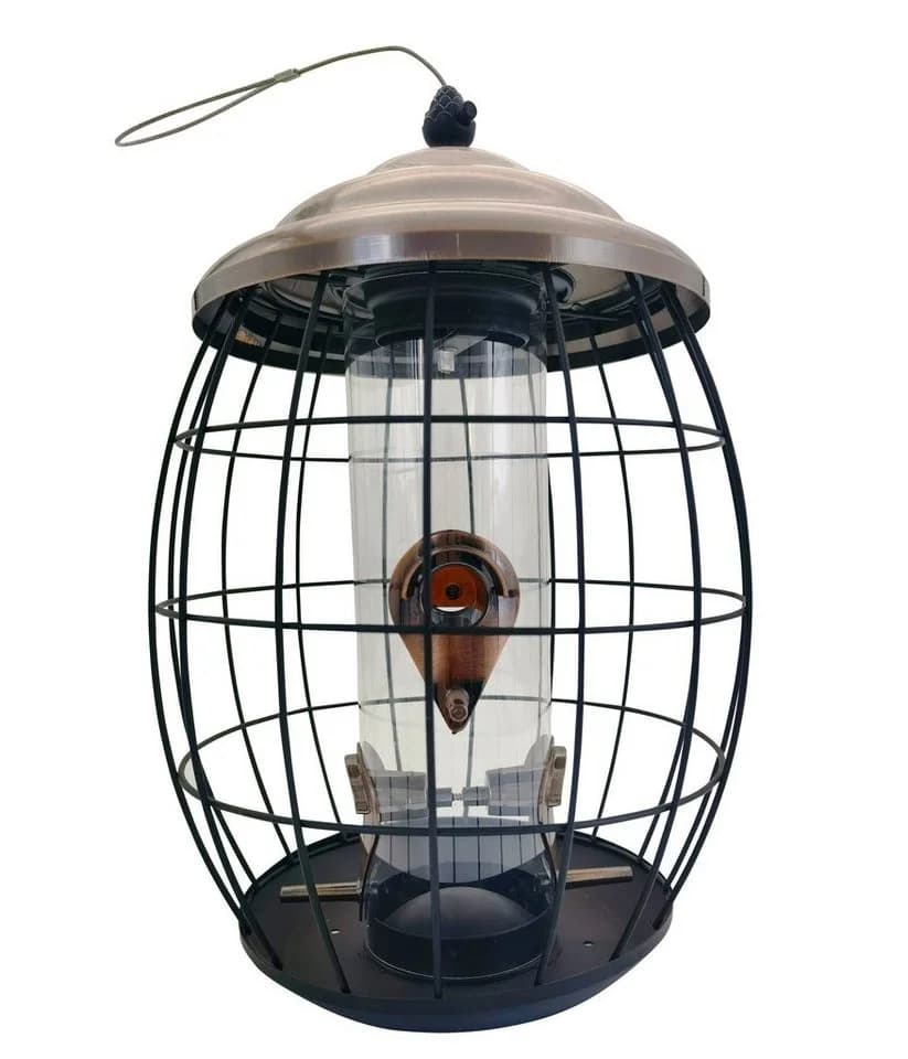 Dehner Vogelhaus Wildvogel-Futterspender Positano Ø23x35.5 cm