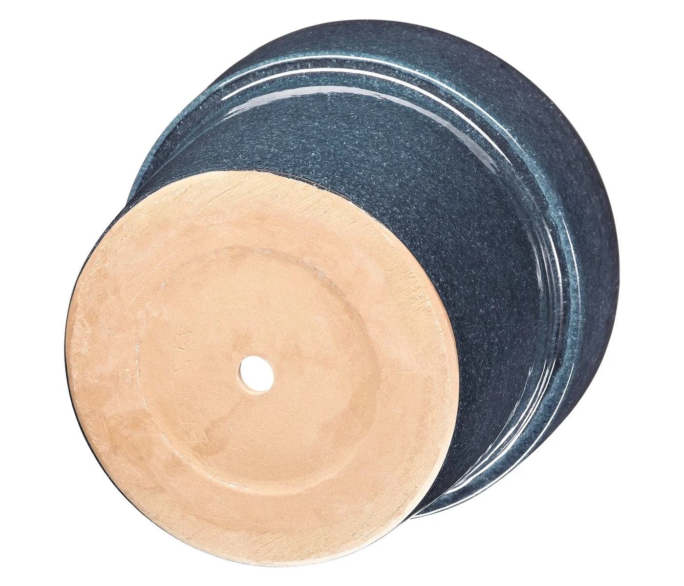 Dehner Blumentopf Keramiktopf Glasiert Blau
