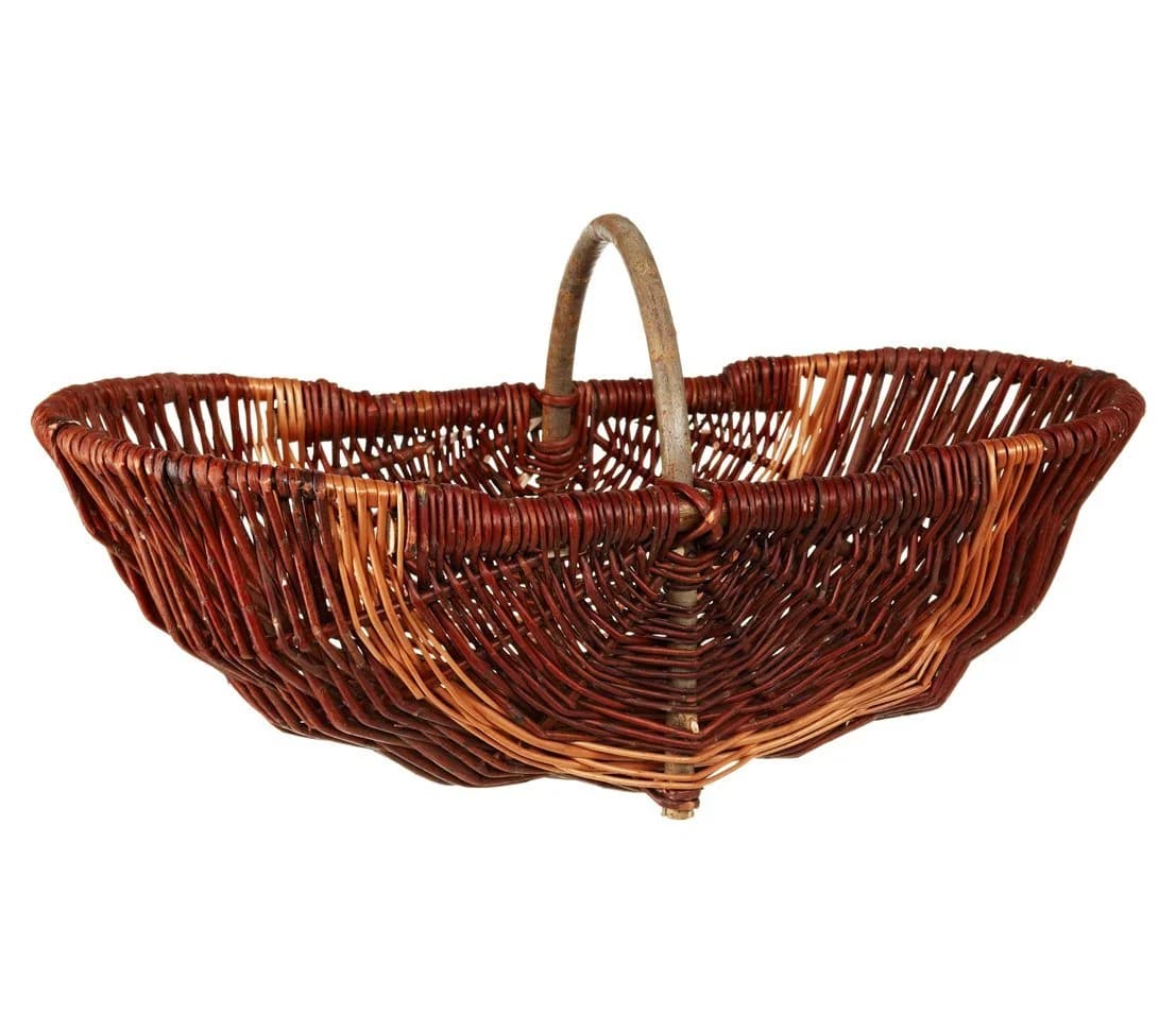 Dehner Weidenkorb mit Bügel 55 x 34 cm Weidengeflecht handgefertigt - Bild 2