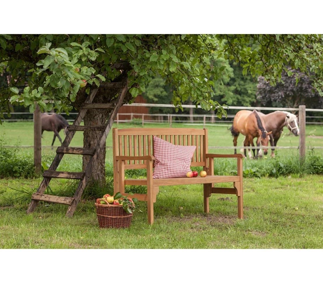 Dehner Weidenkorb Gartenkorb rund Braun/Beige Kaminkorb - Bild 5