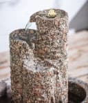 Dehner Gartenbrunnen Heidelberg Granit LED Bild 5