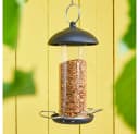 Dehner Vogelhaus Natura Futtersäule klein Schwarz Metall Bild 3
