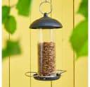 Dehner Vogelhaus Natura Futtersäule klein Schwarz Metall Bild 4