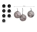 Dehner LED Solarleuchte Lichterkette Lucena Silber Bild 1